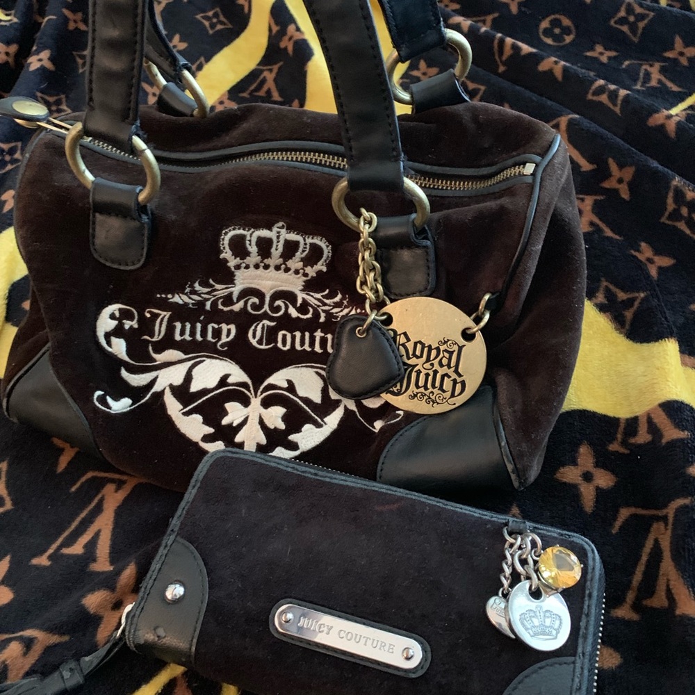 Authentic Juicy Couture Purse & Wallet